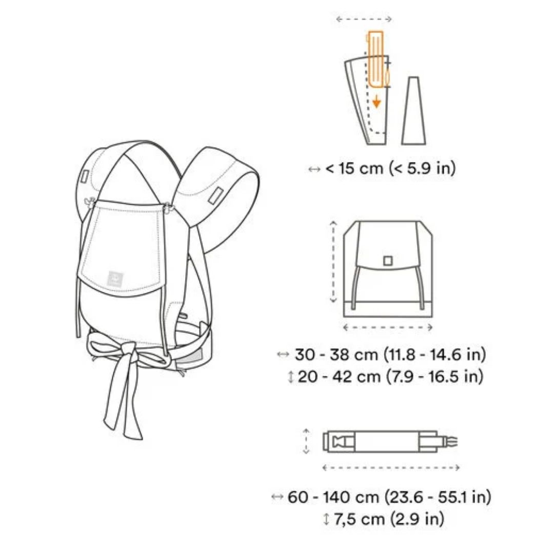 Mochila portabebé online stokke